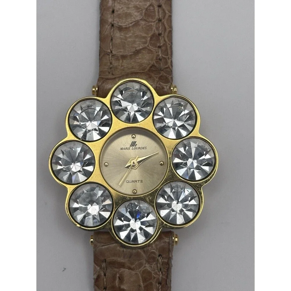 Lot Of 6 Ladies Watches With Leather Bands